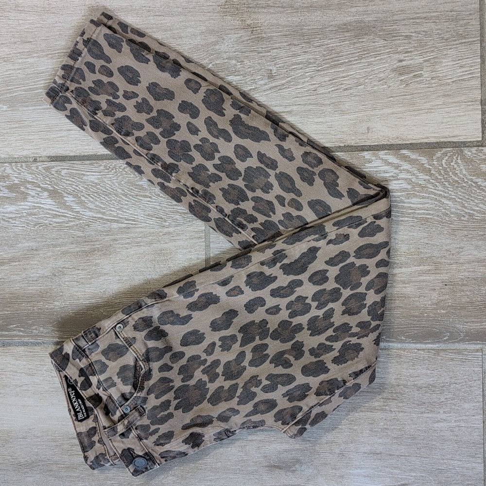 Blank NYC The Reade Crop Animal Print Skinny Jeans | Animal Print Jeans